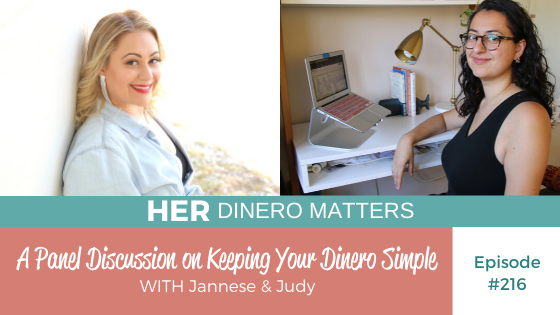 A Panel Discussion on Keeping Your Dinero Simple | HDM 216