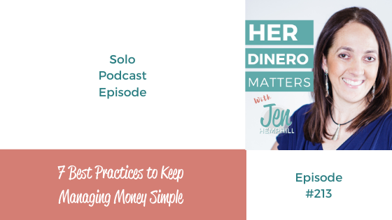 7 Best Practices to Keep Managing Money Simple | HDM 213