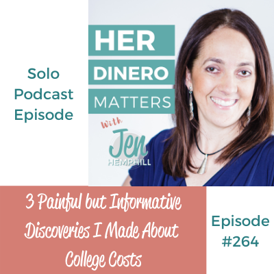 3 Painful but Informative Discoveries I Made About College Costs | HDM 264