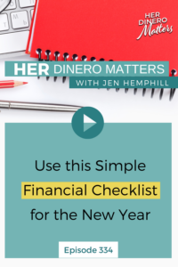 Use this Simple Financial Checklist for the New Year